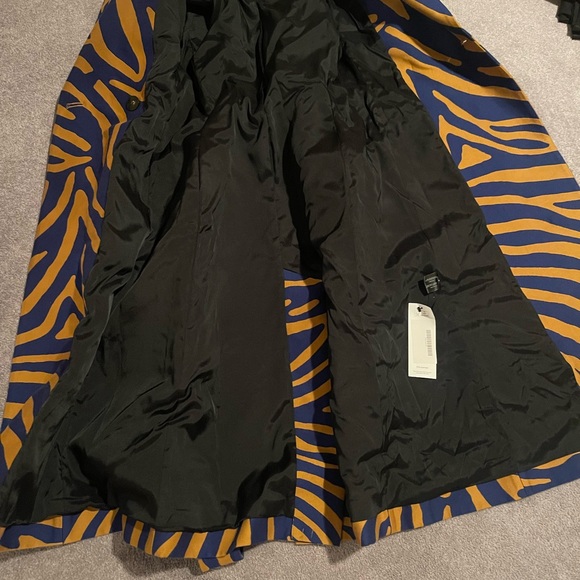 Proenza shoulder abstract zebra print coat nwot - Picture 9 of 13